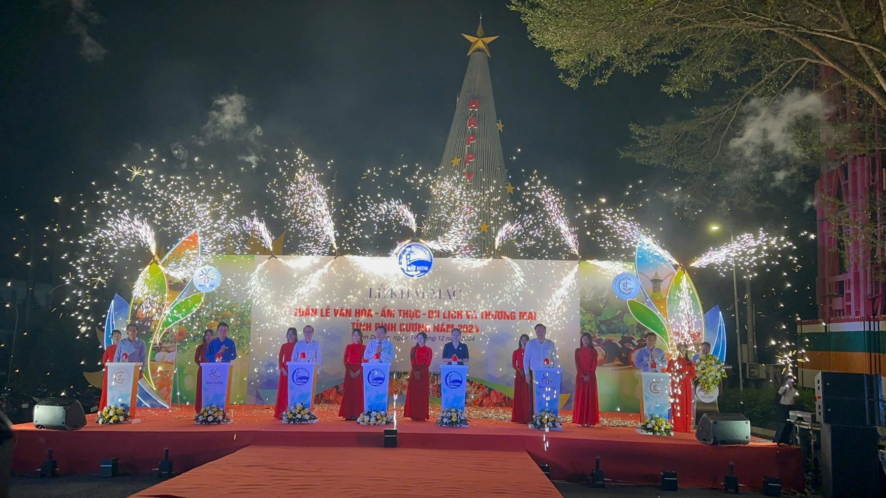 Bình Dương khai mạc Tuần lễ Văn hóa - Ẩm thực – Du lịch và Thương mại năm 2024