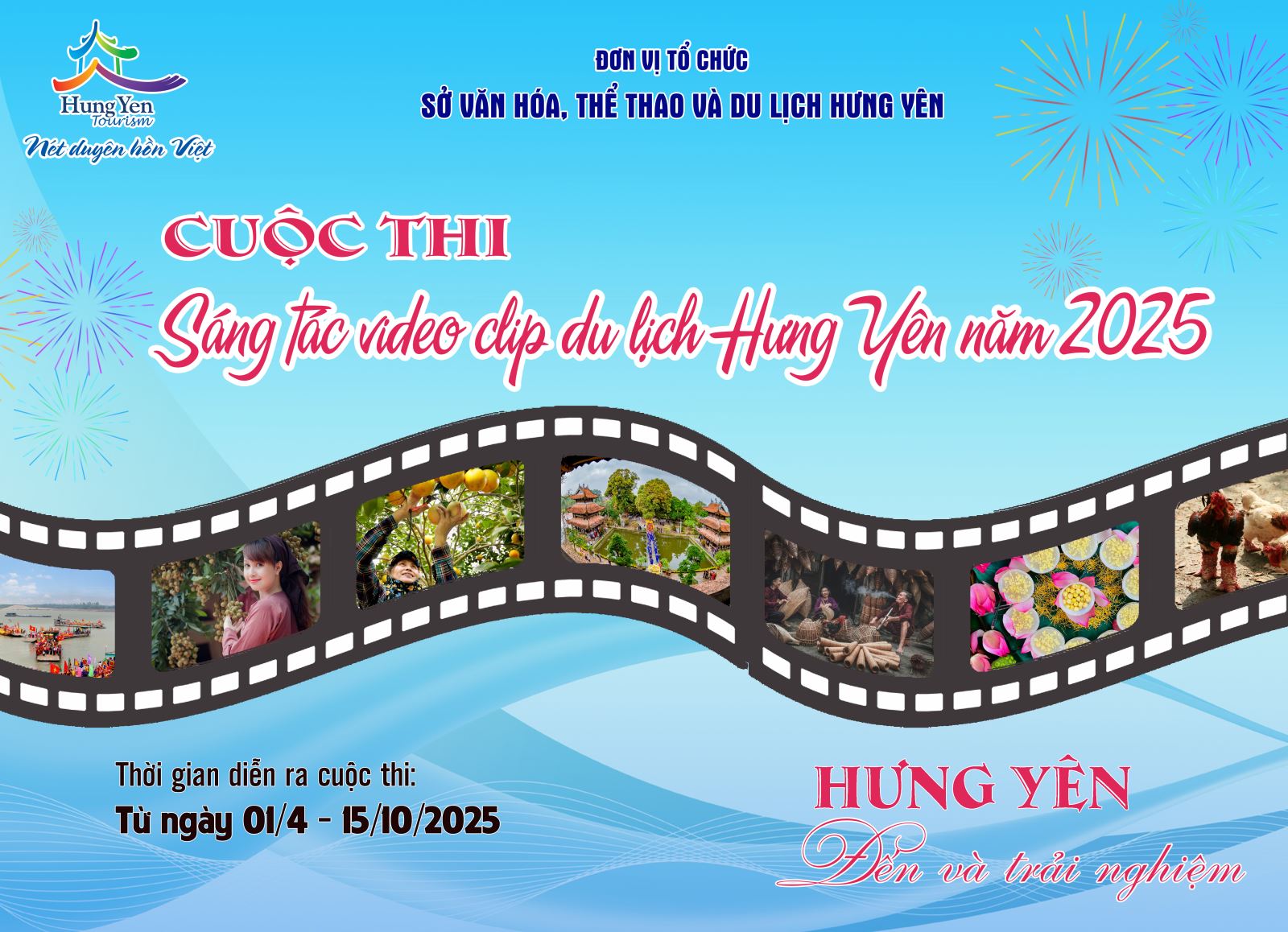 Hỗ trợ tuyên truyền Cuộc thi "Sáng tác Video clip Du lịch Hưng Yên năm 2025" của Sở Văn hoá, Thể thao và Du lịch tỉnh Hưng Yên