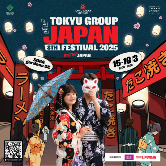 Lễ hội Nhật Bản - TOKYU Group Japan Festival lần thứ 8 sẽ diễn ra tại thành phố mới Bình Dương