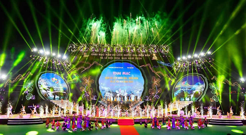 2024년 Hoa Ban Festival - Dien Bien에서 Binh Dinh 관광 홍보
