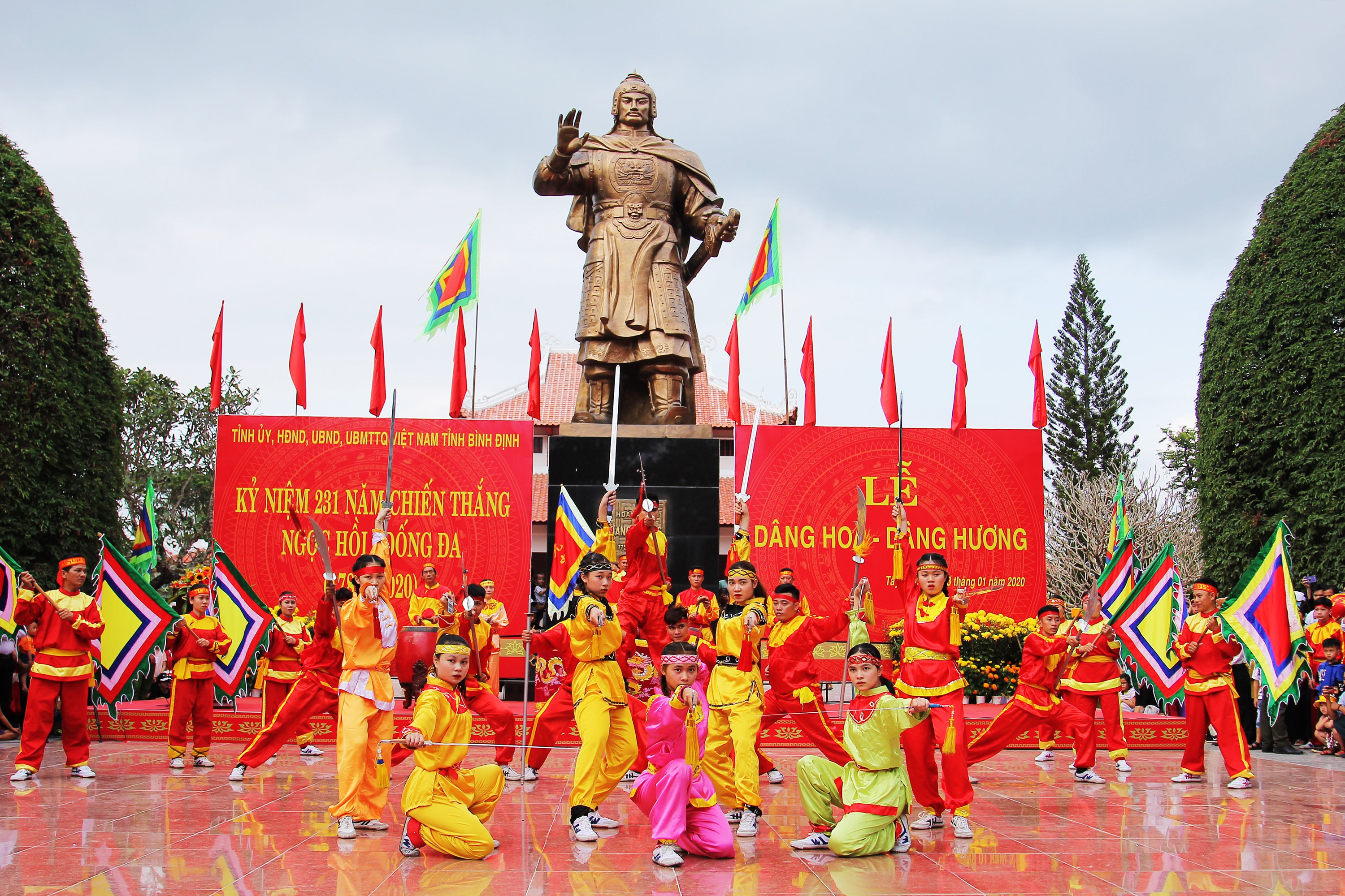 该音乐节庆祝Ngoc Hoi-Dong Da胜利234年（1789年-2021年）