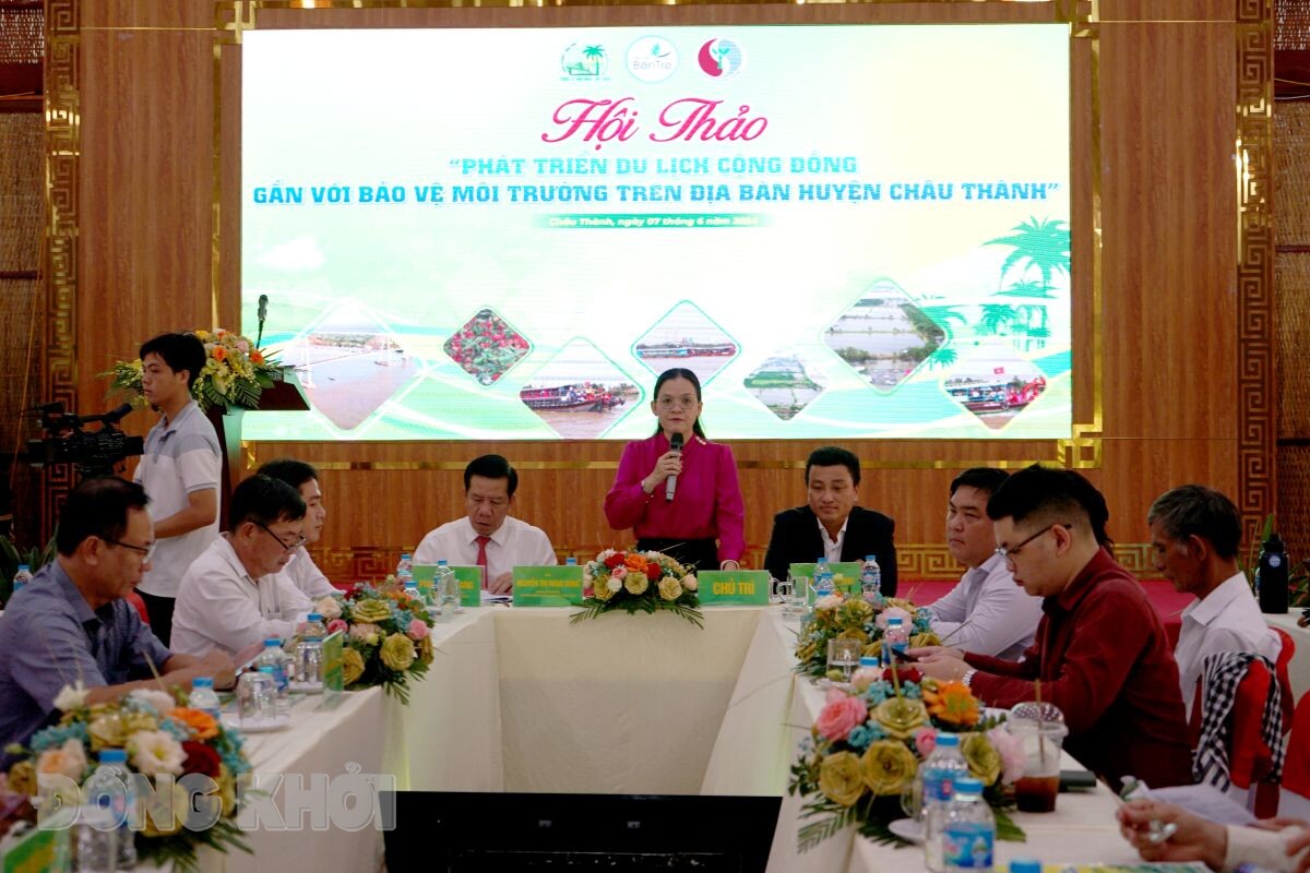 Hội thảo Phát triển du lịch cộng đồng gắn với bảo vệ môi trường trên địa bàn huyện Châu Thành 
