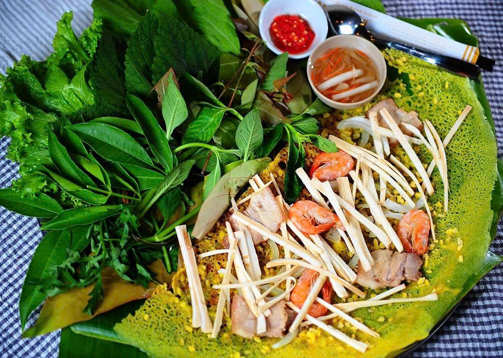 Bánh xèo củ hủ dừa