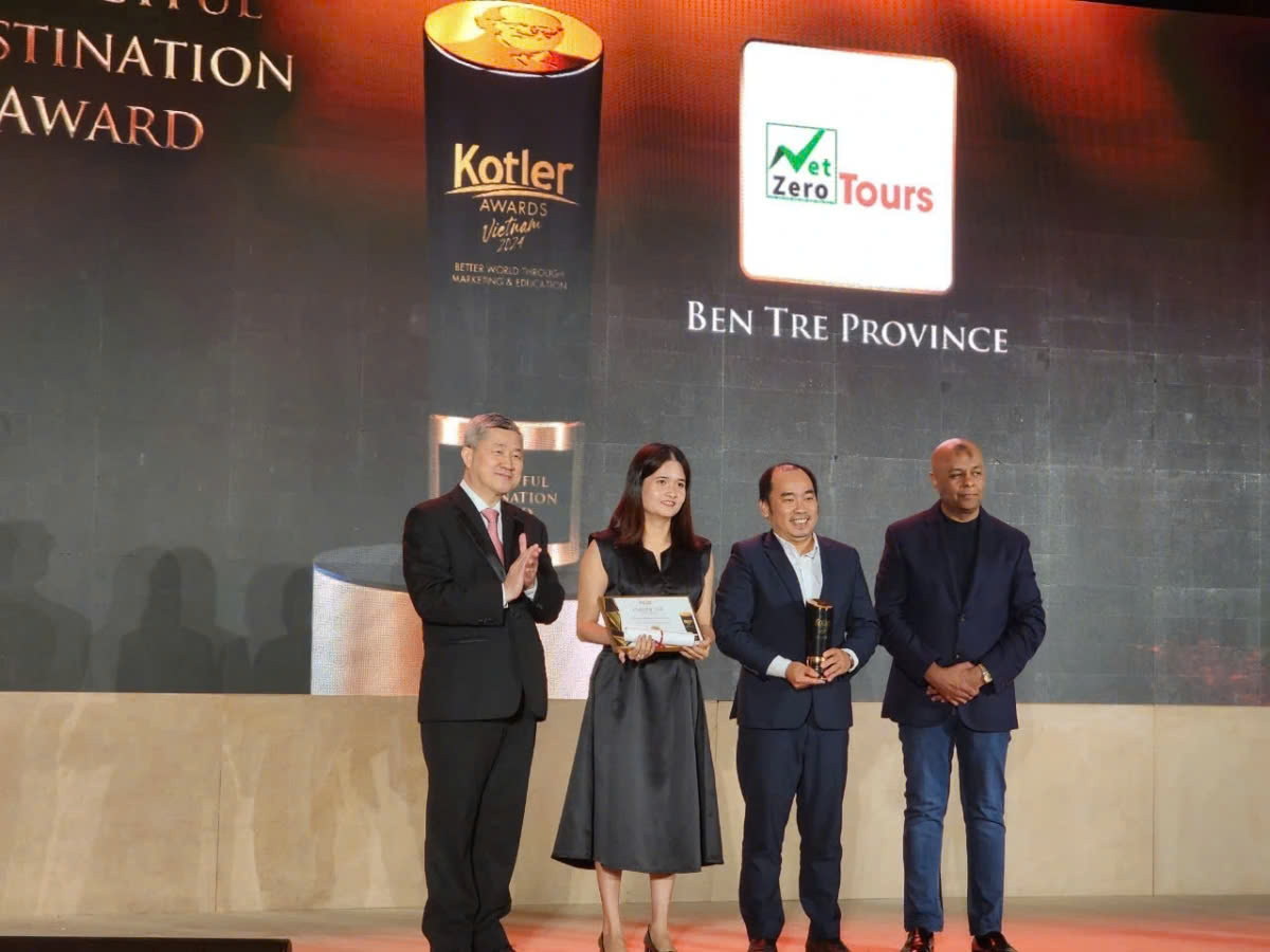 Doanh nghiệp du lịch duy nhất vùng ĐBSCL đạt giải Kotler Awards 2024