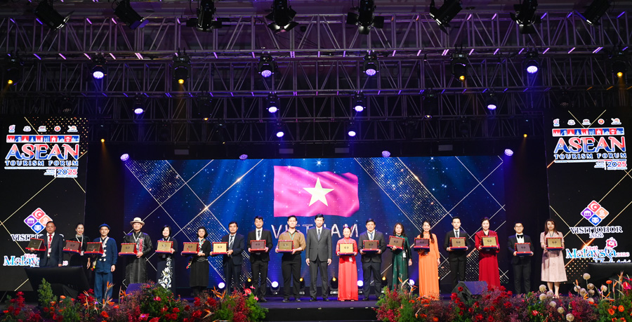 Giải thưởng Du lịch ASEAN 2025 tôn vinh 17 đơn vị của Việt Nam