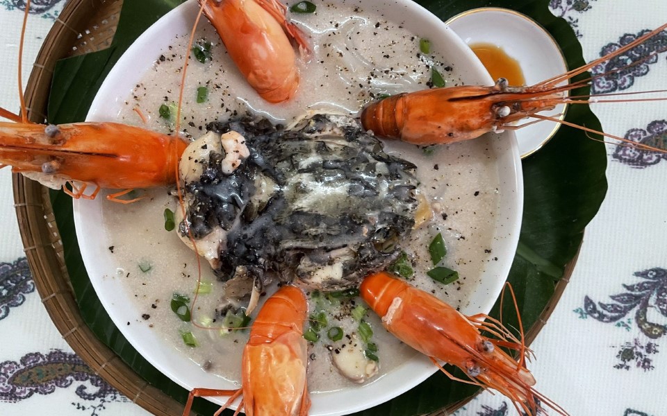 Dân dã món bánh canh bột xắt nước cốt dừa miền sông nước