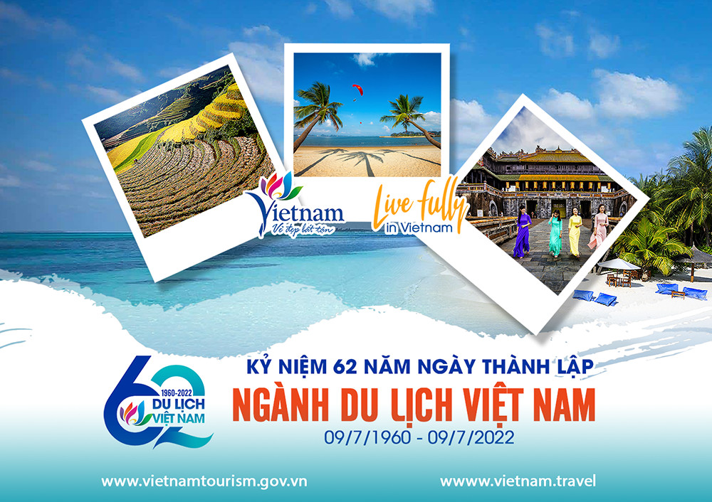 Chúc mừng ngày thành lập Ngành Du lịch Việt Nam (09/7/2022)