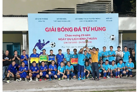 The Tourism Association won the Four Heroes Football tournament to celebrate Tourism Day