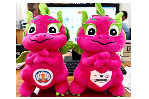 Dragon mascot - Dragon fruit is so cute!