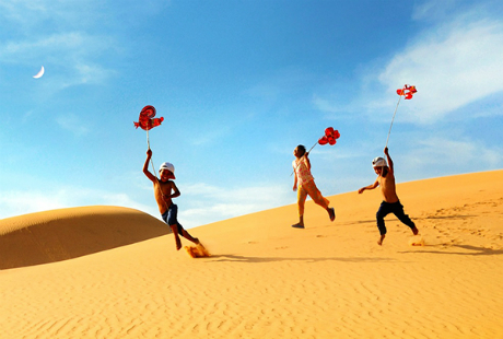 Phan Thiet , Vietnam Red & White Sand Dunes 