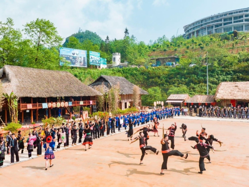 Northwest Cultural Show At Fansipan Cable Car Station