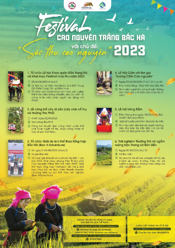 Festival cao nguyên trắng Bắc Hà – Sắc thu cao nguyên năm 2023