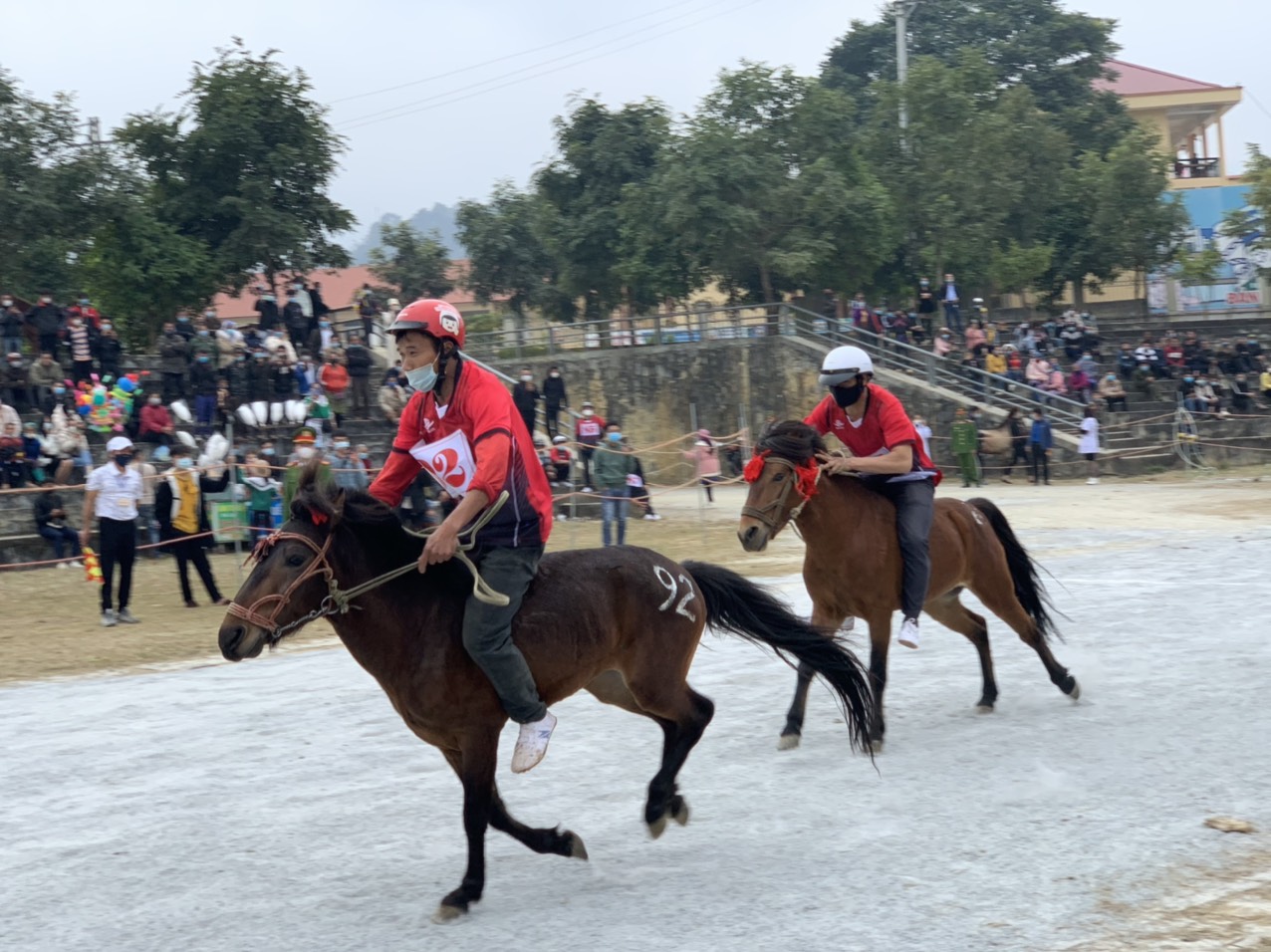 Giải Đua ngựa chào mừng Lễ hội đua ngựa Bắc Hà là di sản văn hóa phi vật thể quốc gia đã diễn ra thành công