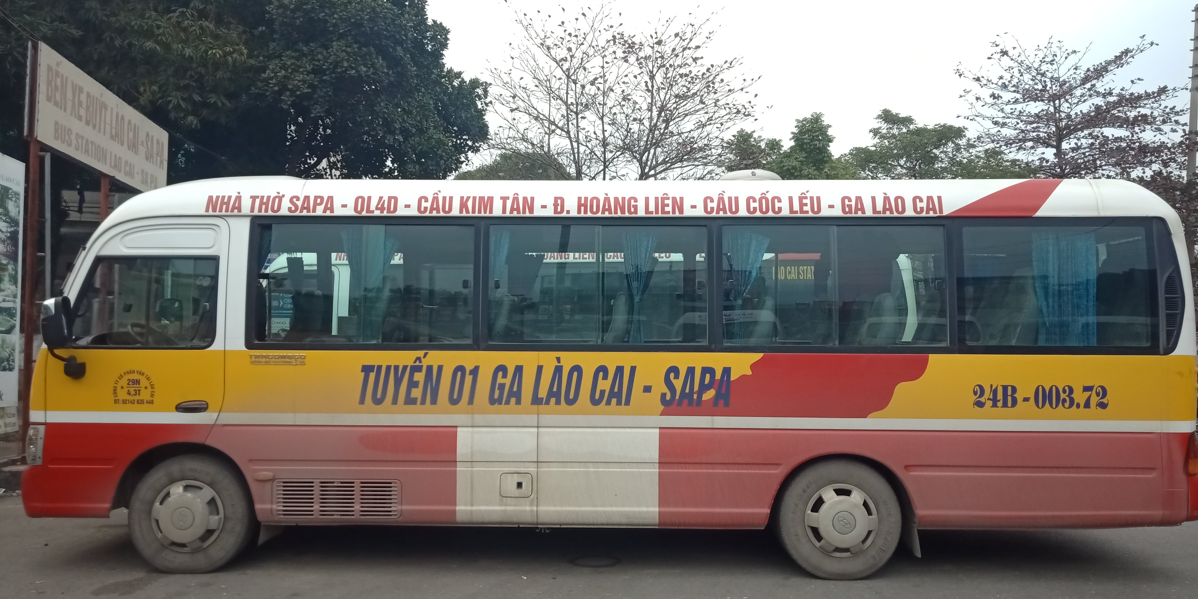 Giờ xe Bus Sa Pa – Lào Cai và ngược lại