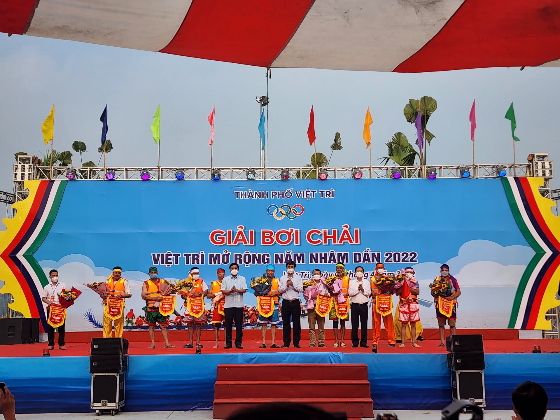 Giải Bơi chải thành phố Việt Trì mở rộng năm Nhân Dần 2022