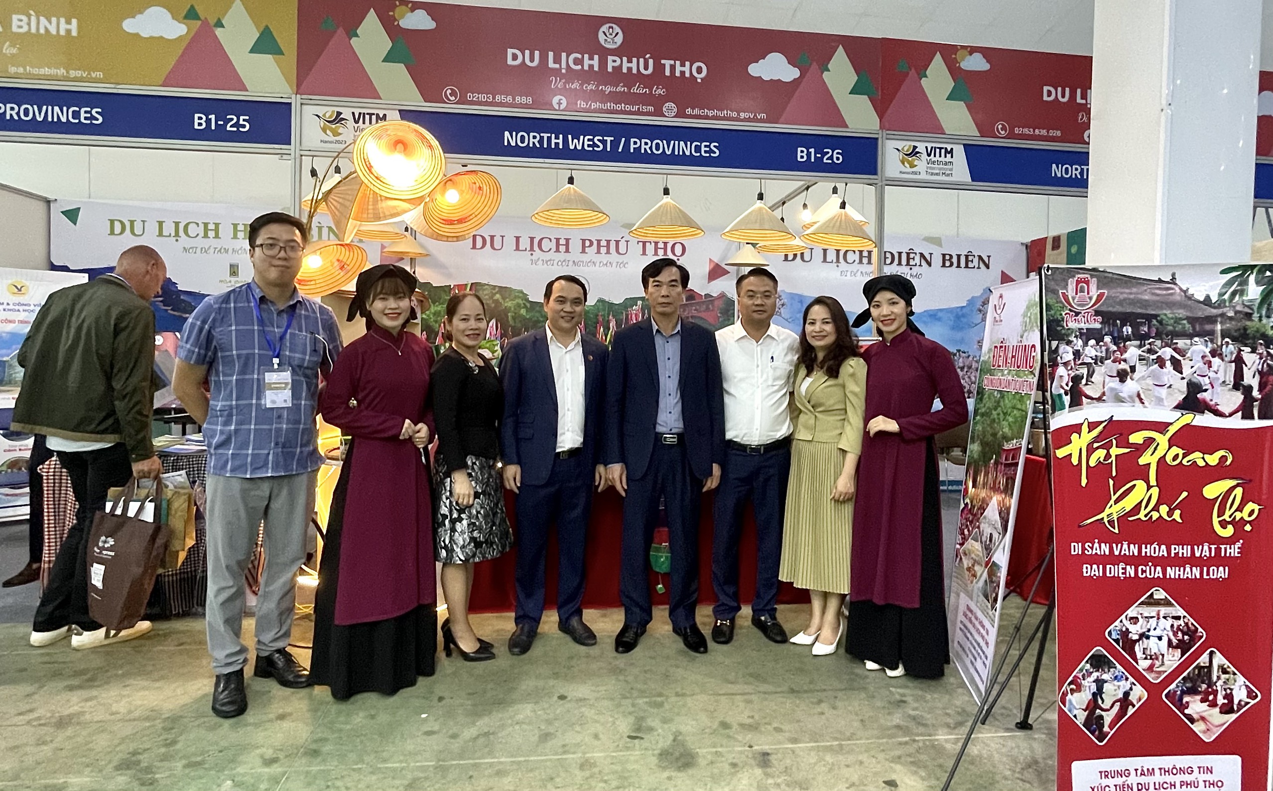 Phú Thọ quảng bá Du lịch trong Hội chợ Du lịch quốc tế Việt Nam - VITM Hà Nội 2023