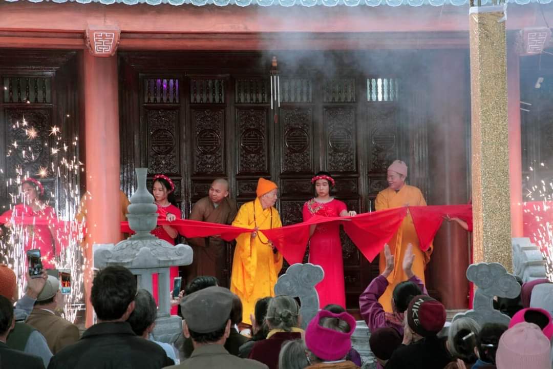 Tôn tạo chùa Phúc Linh, xã Bình Nguyên, huyện Kiến Xương đáp ứng nhu cầu sinh hoạt văn hóa tâm linh của nhân dân