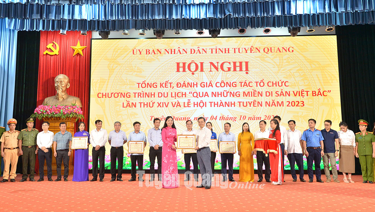 Hội nghị đánh giá, rút kinh nghiệm công tác tổ chức Chương trình du lịch “Qua những miền di sản Việt Bắc” lần thứ XIV và Lễ hội Thành Tuyên năm 2023