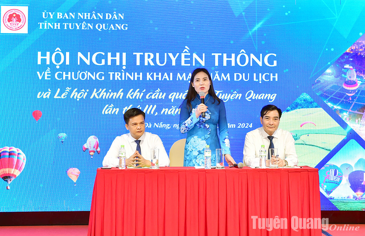 Tuyen Quang announces the 3rd International Hot Air Balloon Festival and Tourism Year in Da Nang