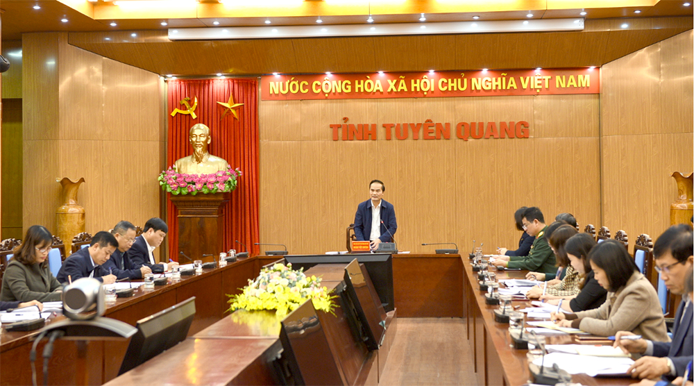 Develop a draft resolution and project on tourism development in Tuyen Quang to 2025, with orientation to 2030 