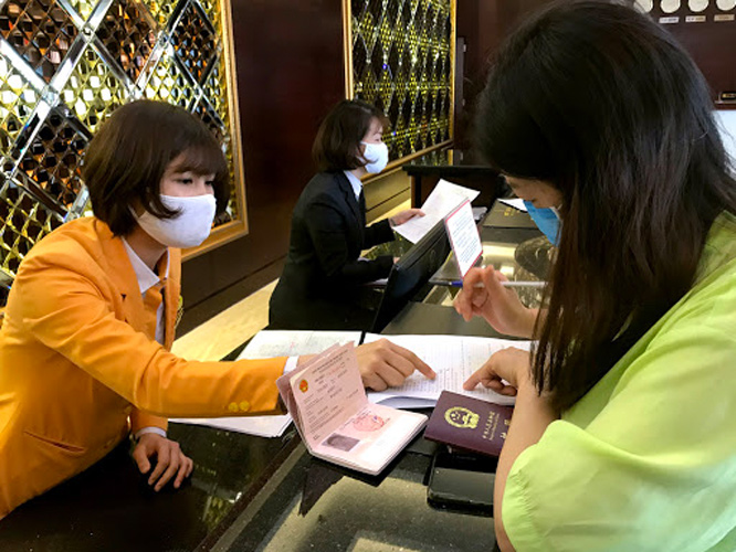 The Vietnam National Administration of Tourism requires the inspection of medical declarations at tourist accommodation establishments nationwide 