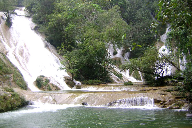 Ban Ba waterfall scenic spot