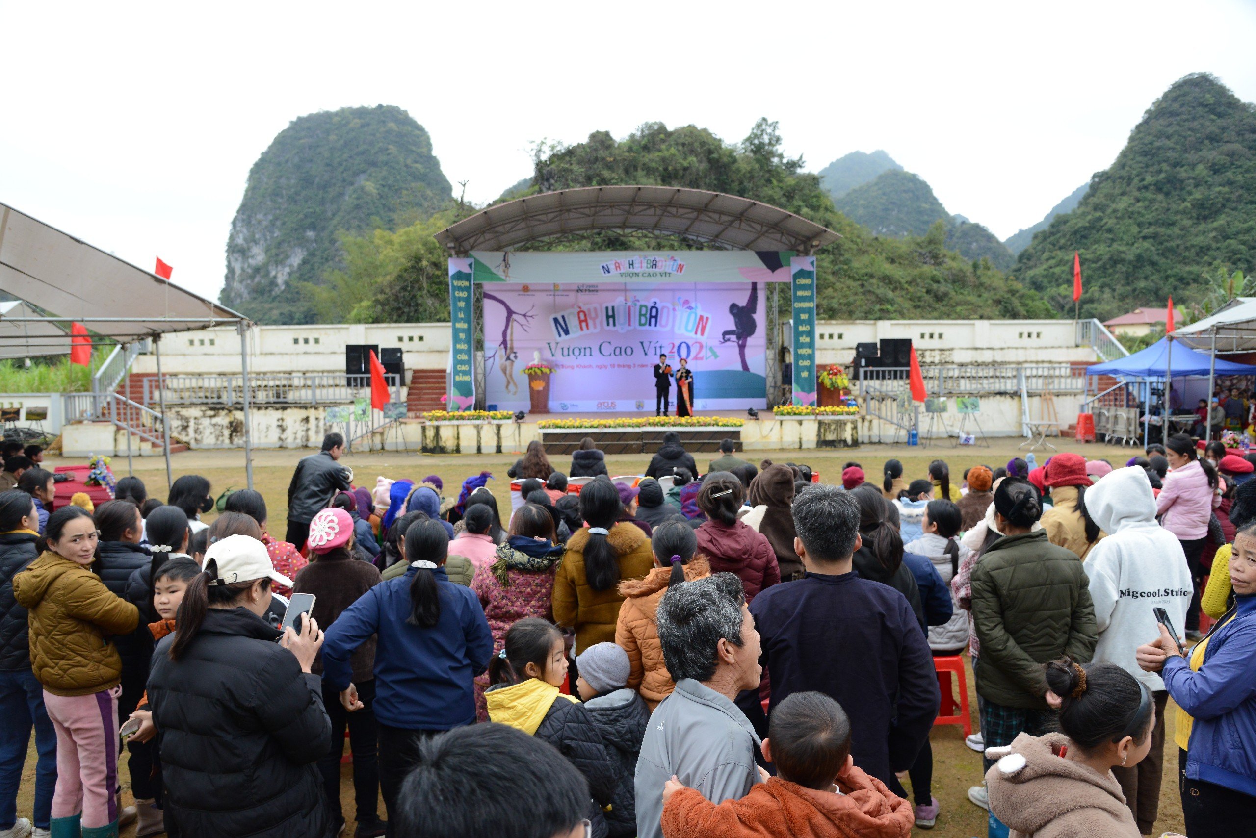 Ngày hội bảo tồn vượn Cao Vít huyện Trùng Khánh năm 2024