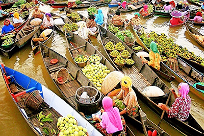A Day At Cai Rang Floating Market Can Tho - The Most Interesting Experience
