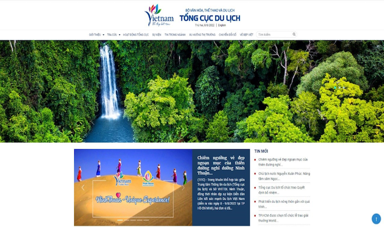 Chính thức ra mắt giao diện mới Trang thông tin điện tử TCDL