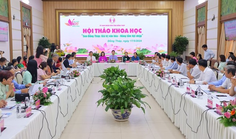Nâng tầm vị thế và hội nhập văn hóa sen Tháp Mười