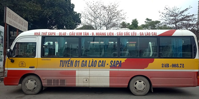 Hoạt động vận tải hành khách tại Lào Cai hoạt động trở lại
