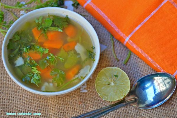 Lemon Coriander Soup