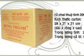 Thùng 12 chai thuỷ tinh 250ml