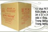 Thùng 12 chai PET 1L